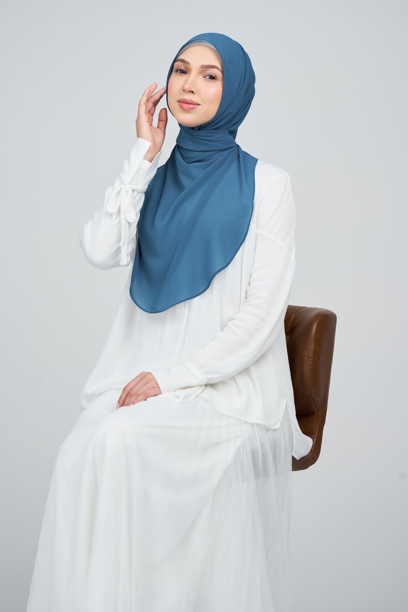 HoodX Curve in Teal Blue