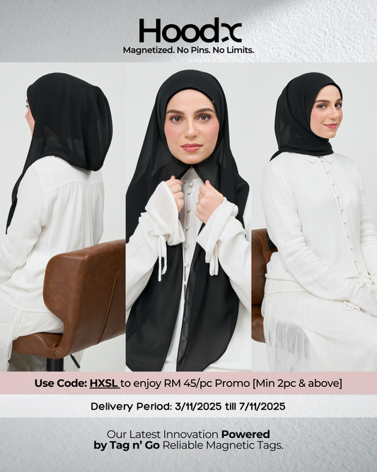 HoodX in Classic Black