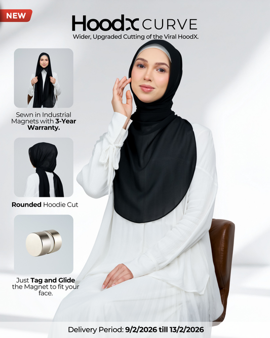 HoodX Curve in Classic Black