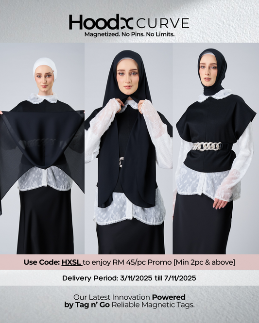 HoodX Curve in Black