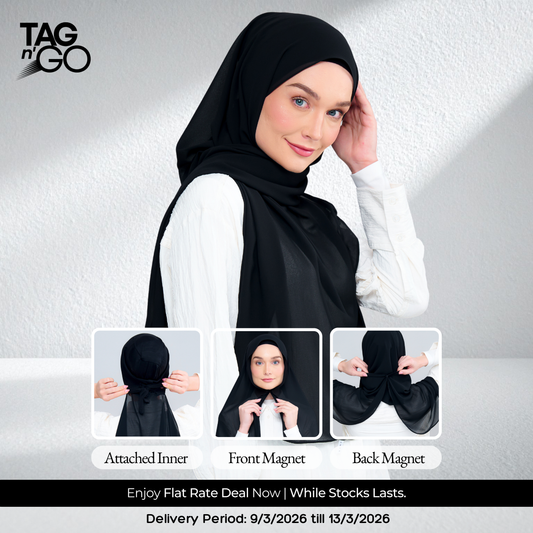 3IN1 Instant Faith Tag n' Go in Black