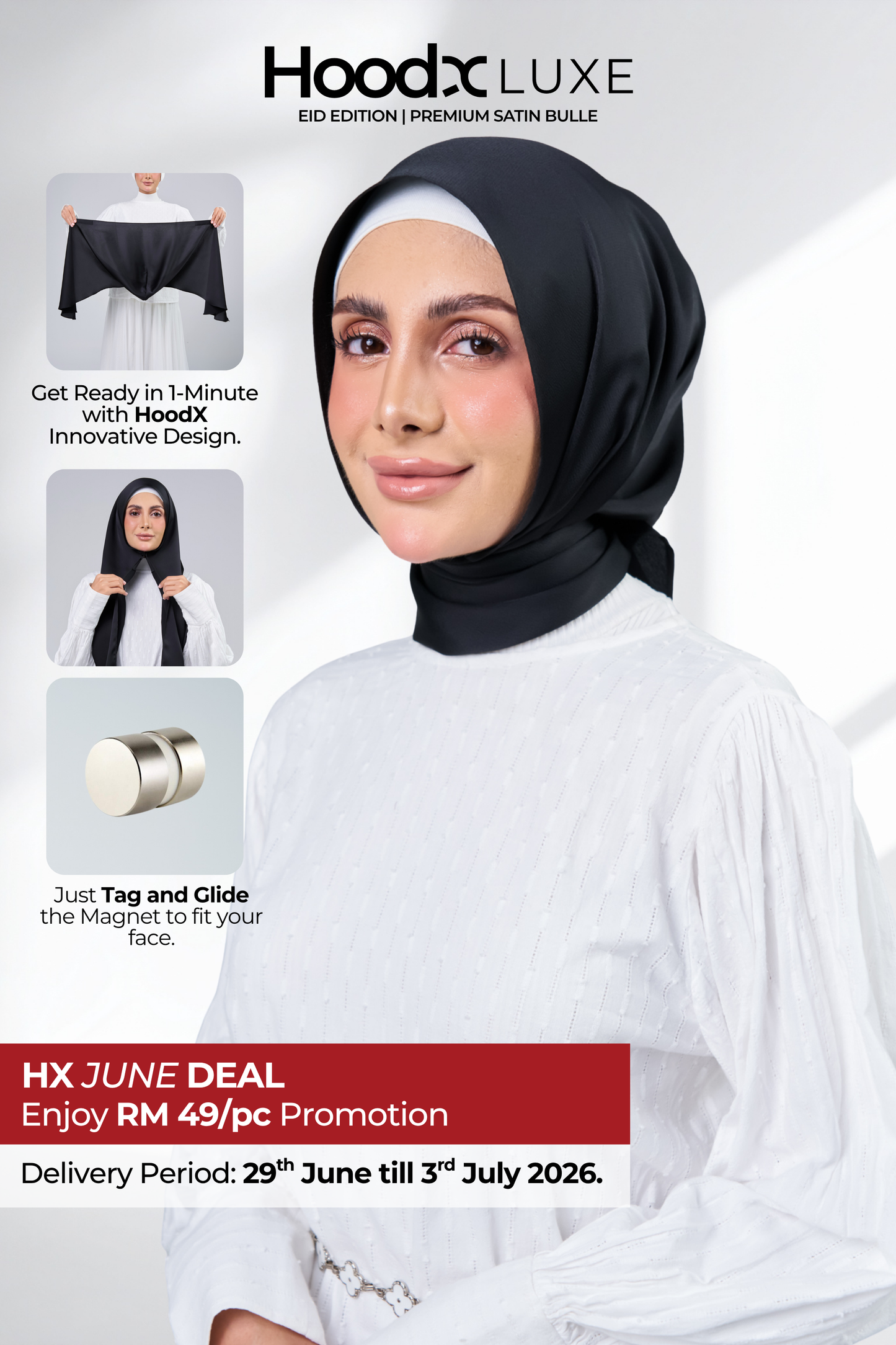 HoodX Luxe Volume 02 in Black