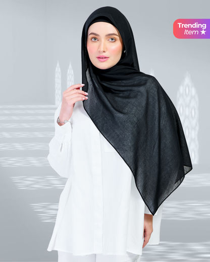 Ironless Elle Shawl in Black