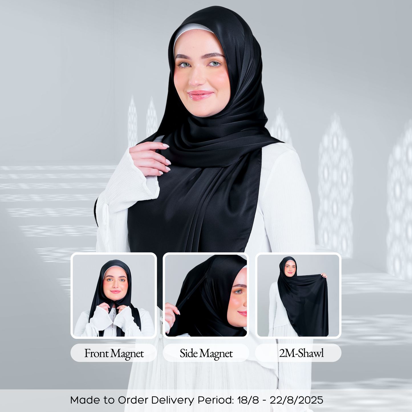Tag n' Go Max [2M] | Satin Silk in Black