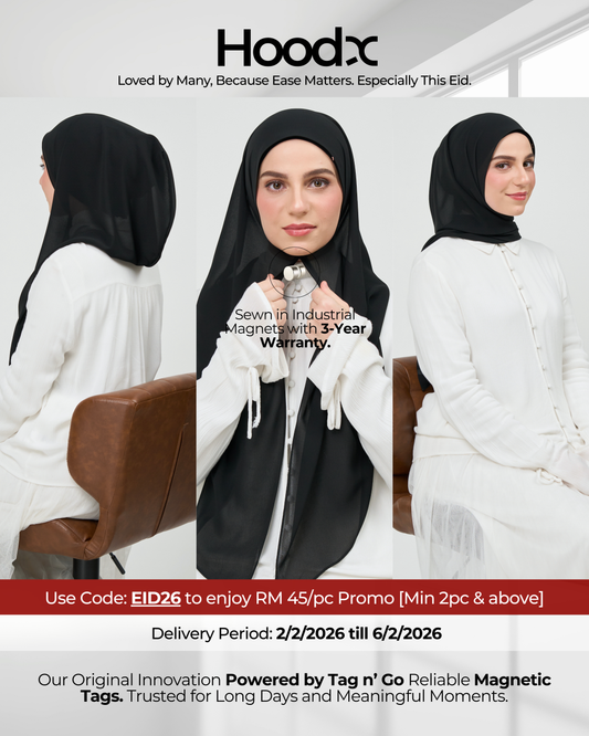 HoodX in Classic Black