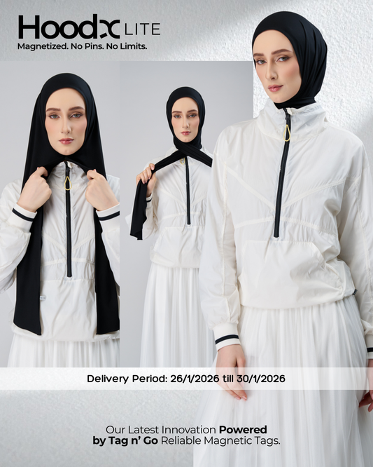 HoodX Lite in Noir Black