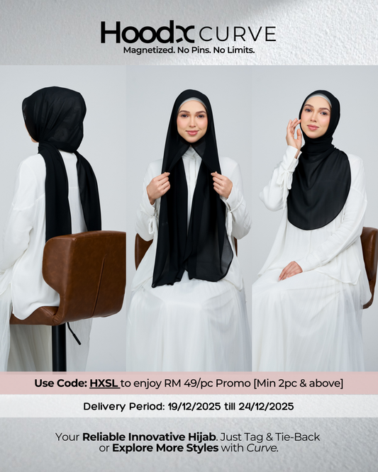 HoodX Curve in Classic Black