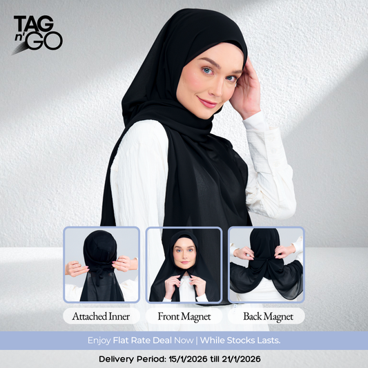 3IN1 Instant Faith Tag n' Go in Black