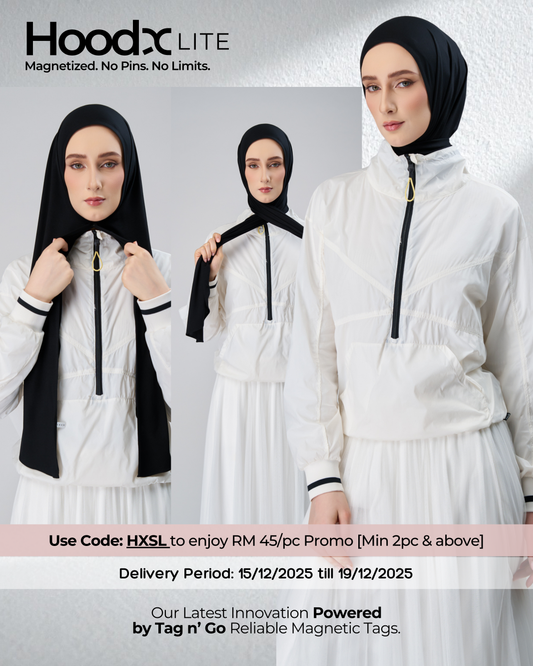 [★New] HoodX Lite in Noir Black