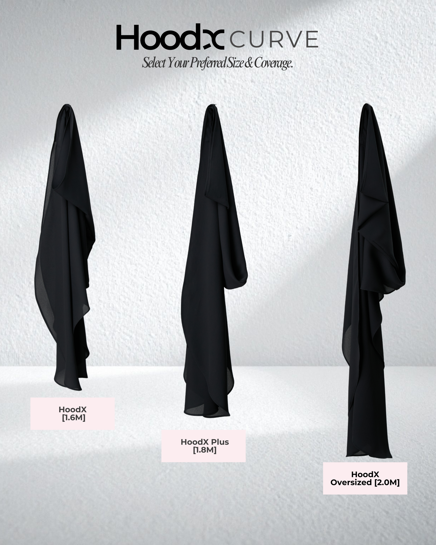 [★New] HoodX Curve in Black