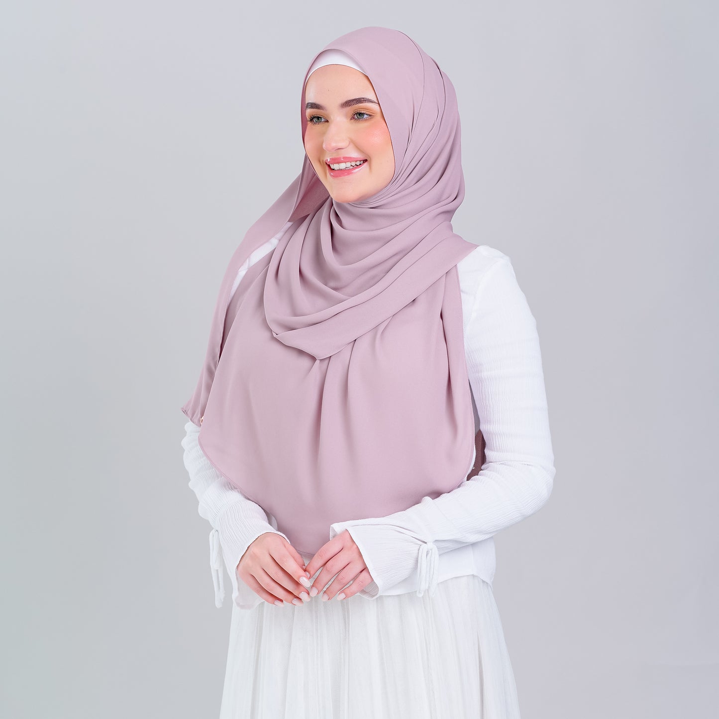 Tag n' Go Max [2M] | Premium Korean Chiffon in Blush Pink