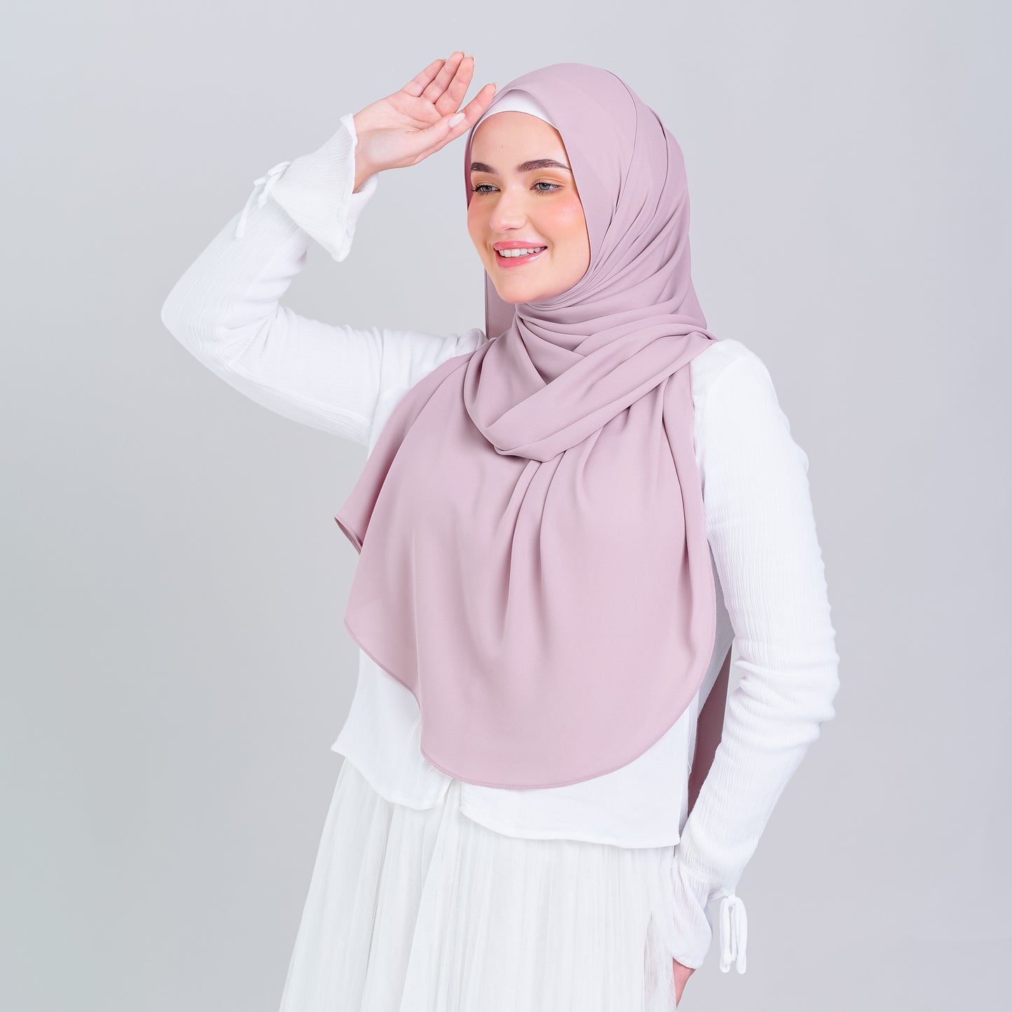 Tag n' Go Max [2M] | Premium Korean Chiffon in Blush Pink