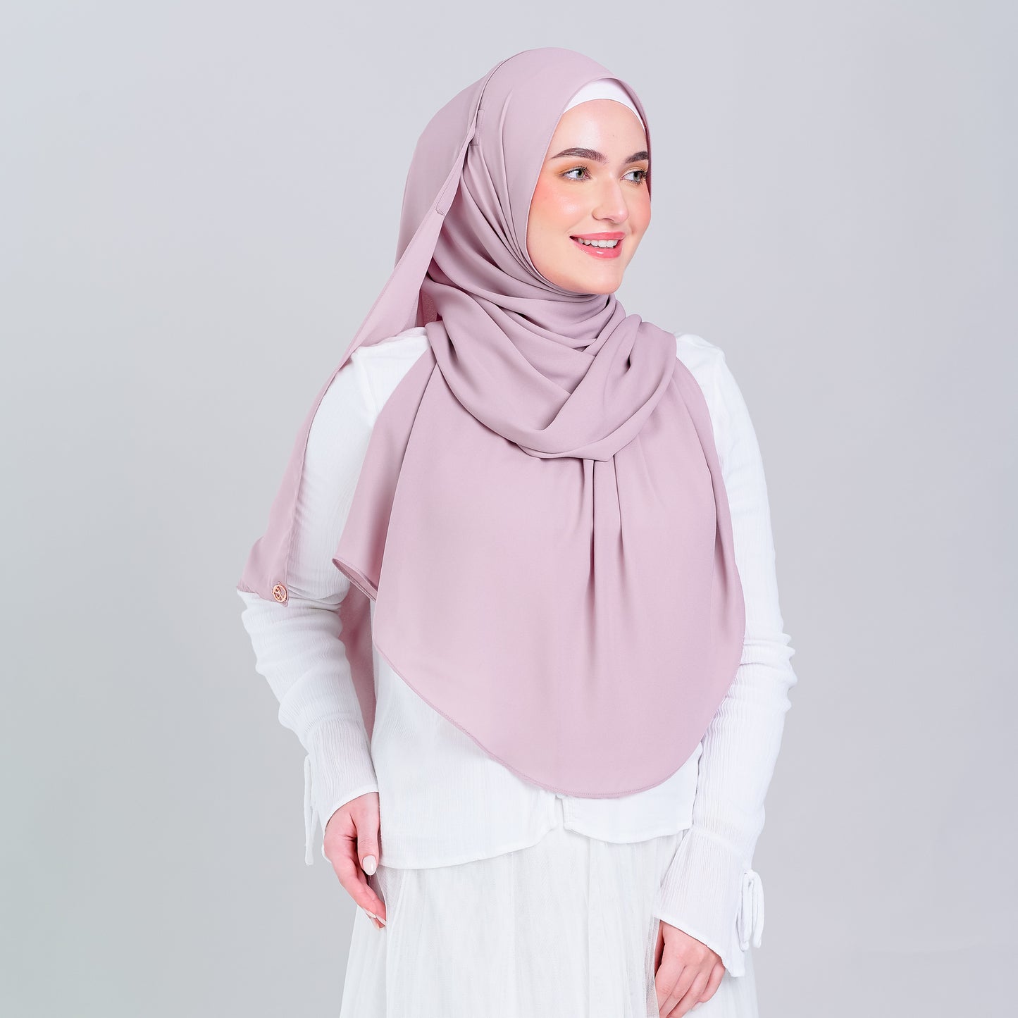 Tag n' Go Max [2M] | Premium Korean Chiffon in Blush Pink