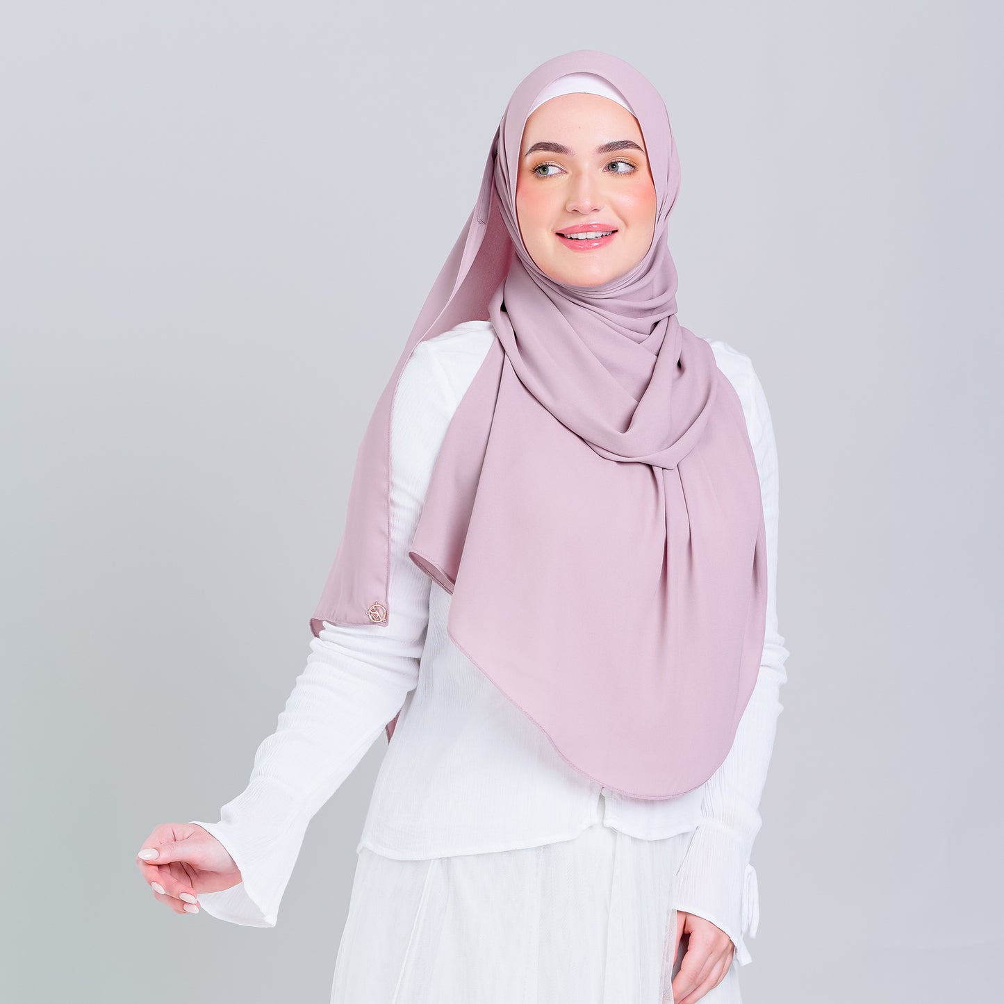 Tag n' Go Max [2M] | Premium Korean Chiffon in Blush Pink