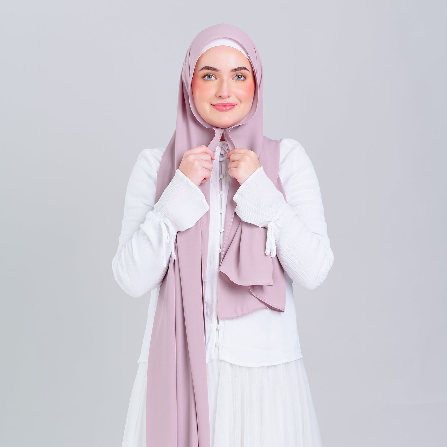 Tag n' Go Max [2M] | Premium Korean Chiffon in Blush Pink