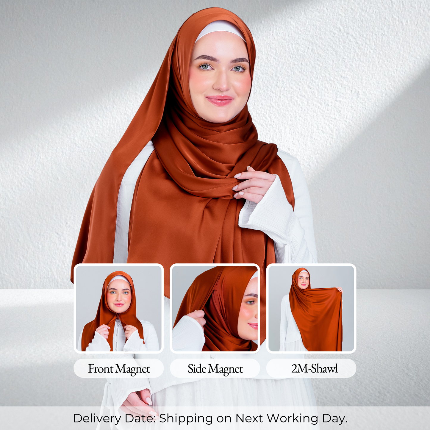 Tag n' Go Max [2M] | Satin Silk in Brick Orange