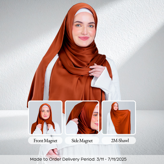 Tag n' Go Max [2M] | Satin Silk in Brick Orange