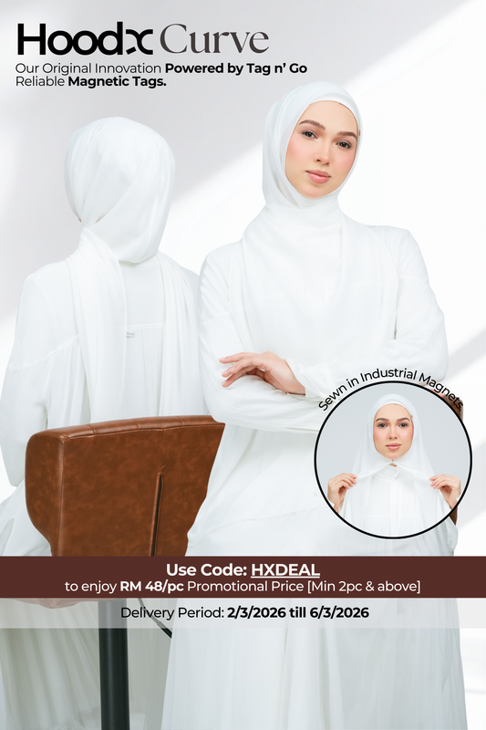 HoodX Curve in Bridal White