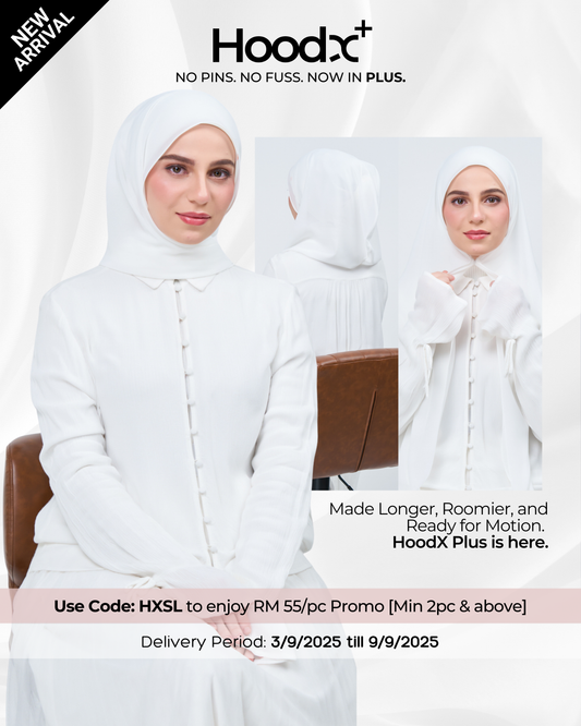 [★New] HoodX⁺Plus in Bridal White