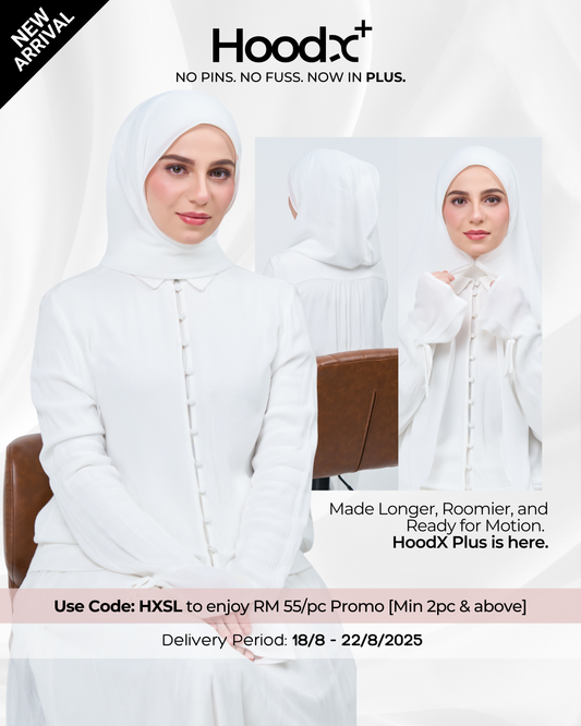 [★New] HoodX⁺Plus in Bridal White