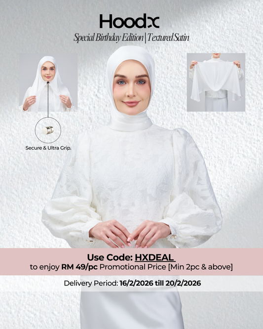 HoodX B.E in Bridal White