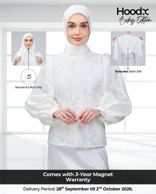 HoodX B.E in Bridal White