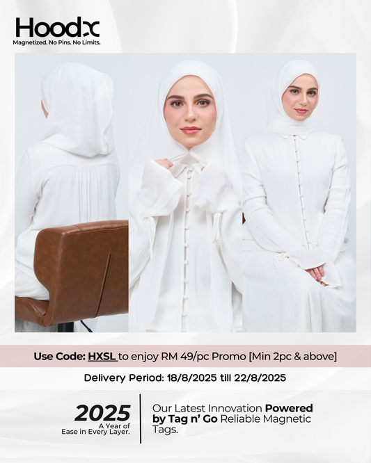 [★New] HoodX in Bridal White