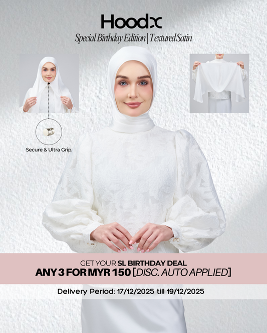 HoodX B.E in Bridal White