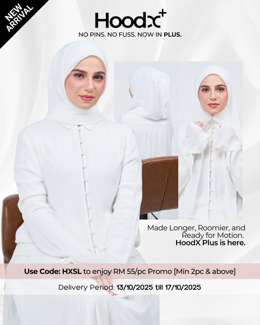 [★New] HoodX⁺Plus in Bridal White