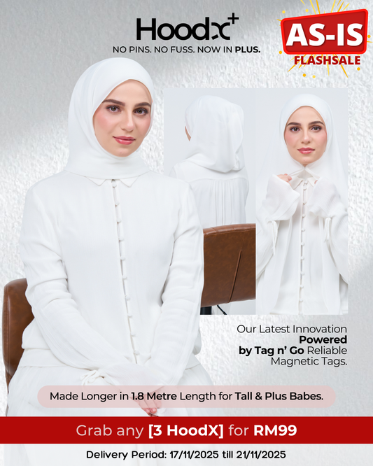 [As-Is] HoodX⁺Plus in Bridal White