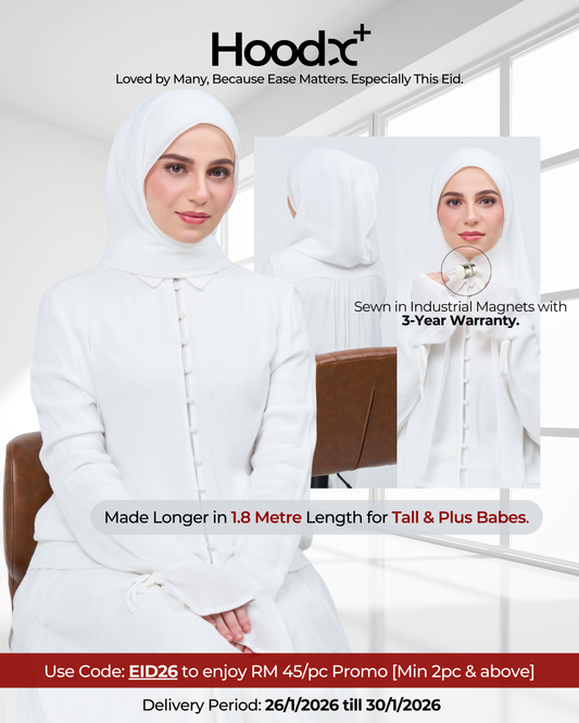 HoodX⁺Plus in Bridal White