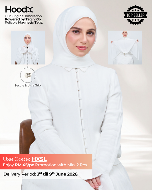 HoodX in Bridal White