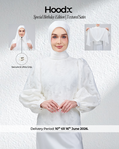 HoodX B.E in Bridal White
