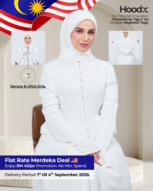 HoodX in Bridal White