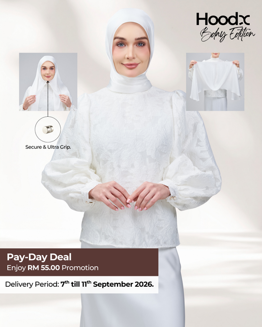 HoodX B.E in Bridal White
