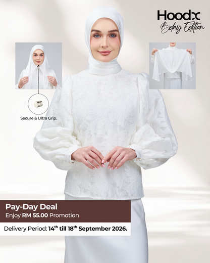 HoodX B.E in Bridal White