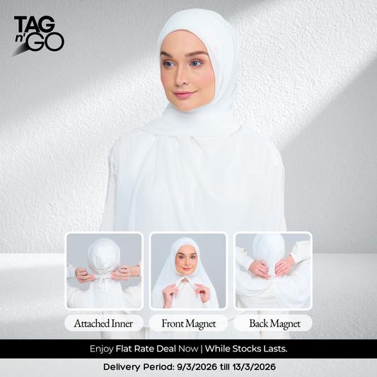 3IN1 Instant Faith Tag n' Go in Bridal White