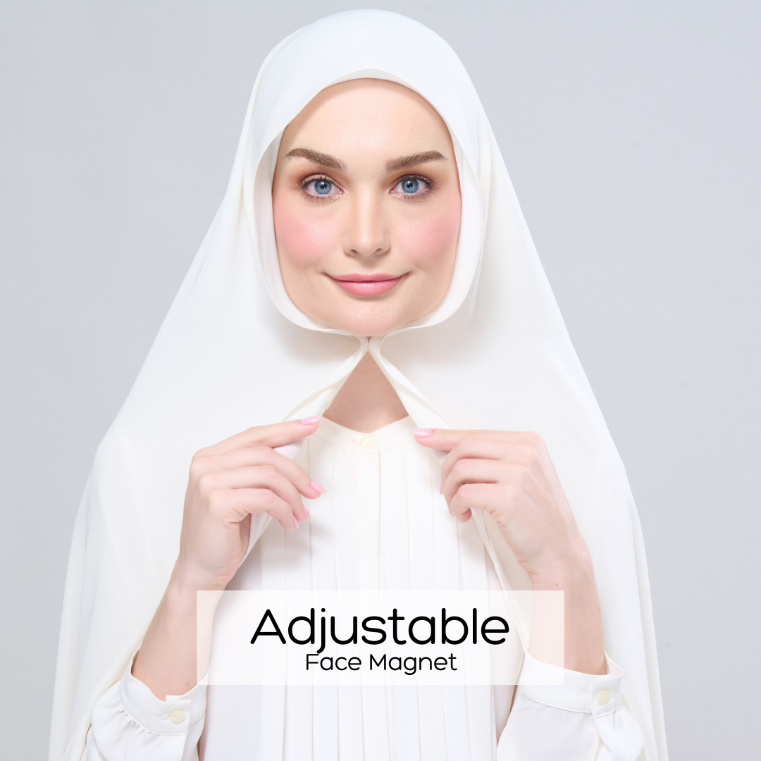 [As-Is] Instant Tag n' Go Shawl l Chiffon Silk in Buttercream