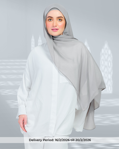 Ironless Elle Shawl in Taupe