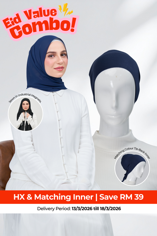 HoodX & Matching Inner Combo in Navy