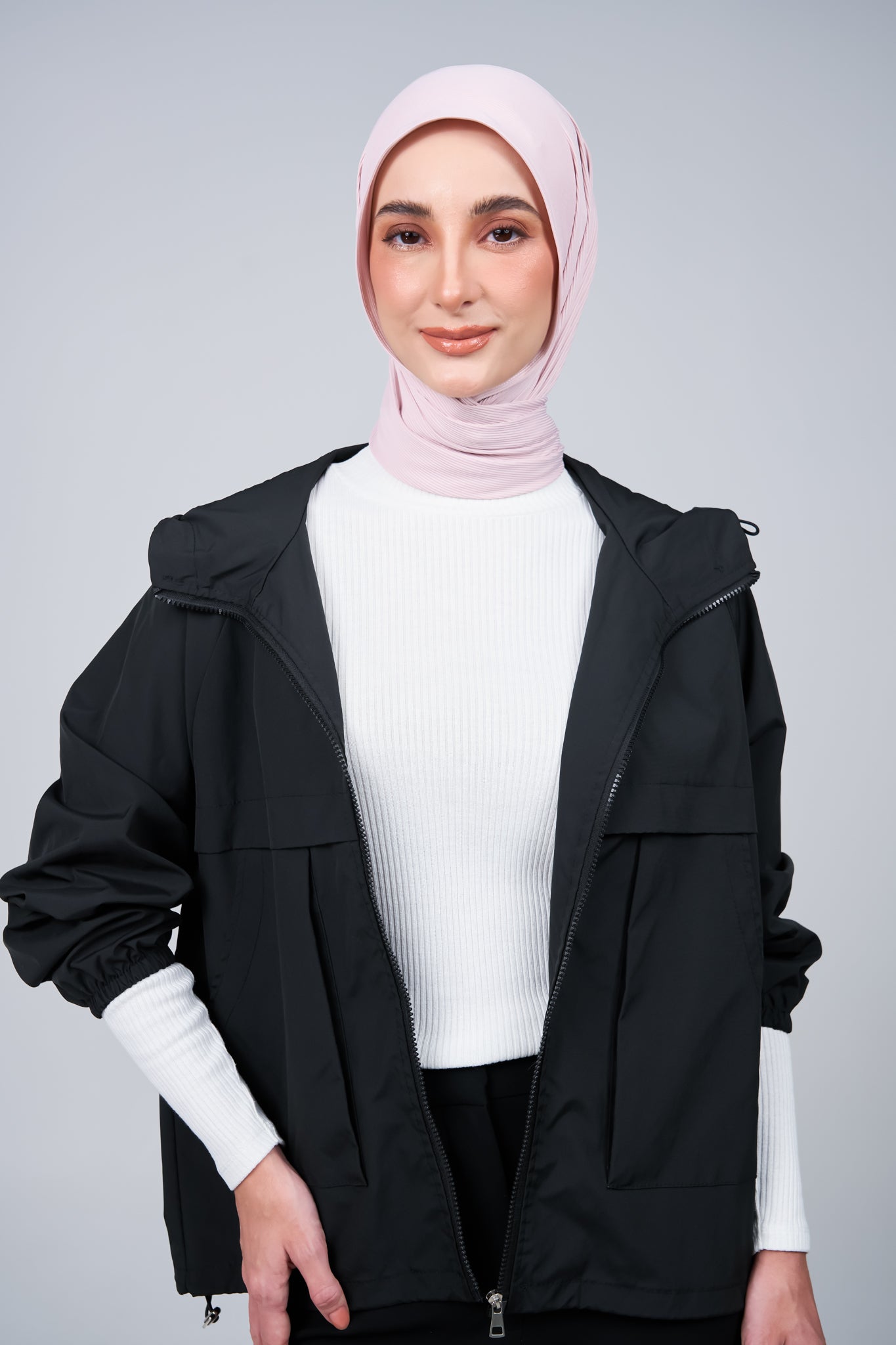 HoodX+ CloudFit in Nude Pink