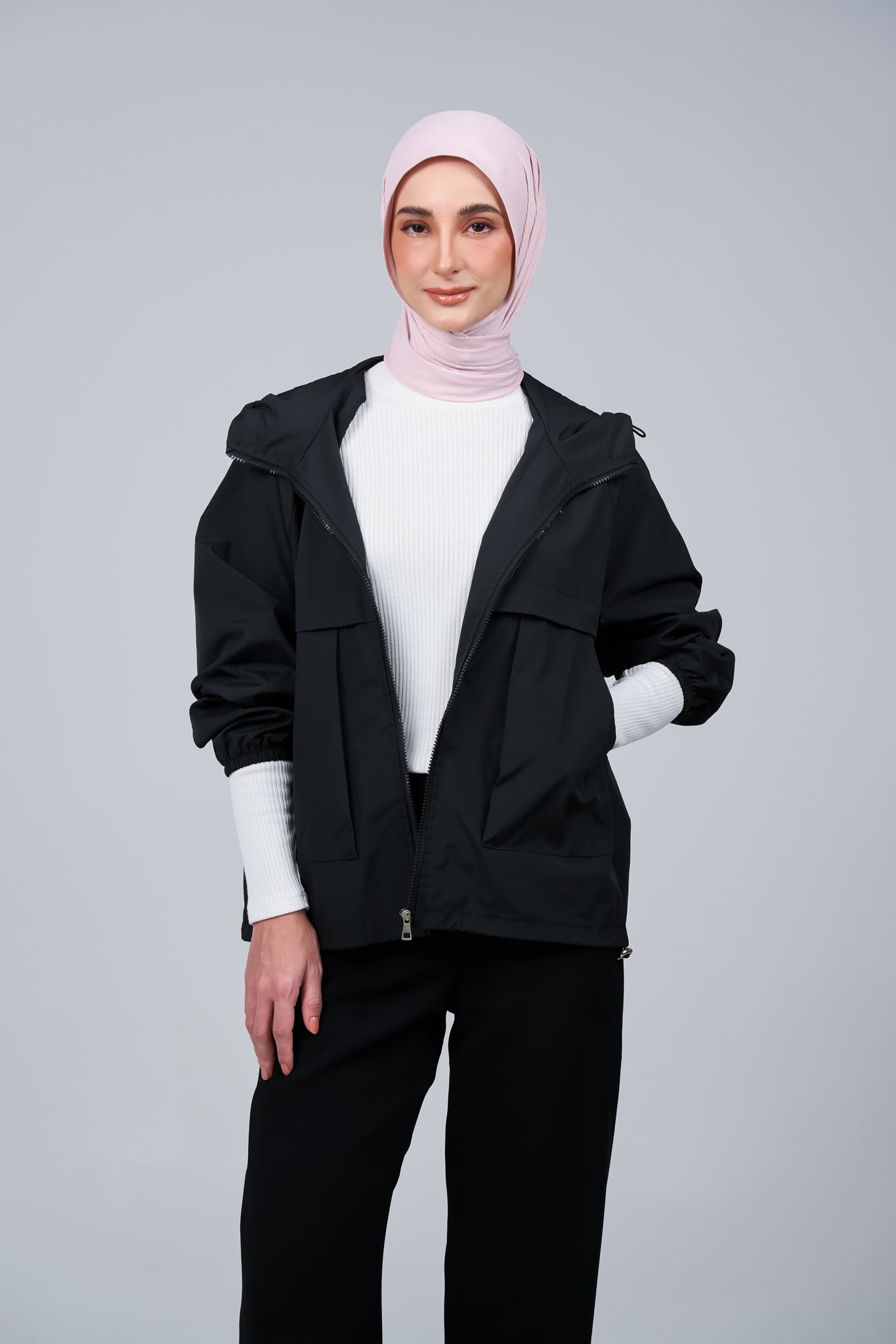 HoodX+ CloudFit in Nude Pink