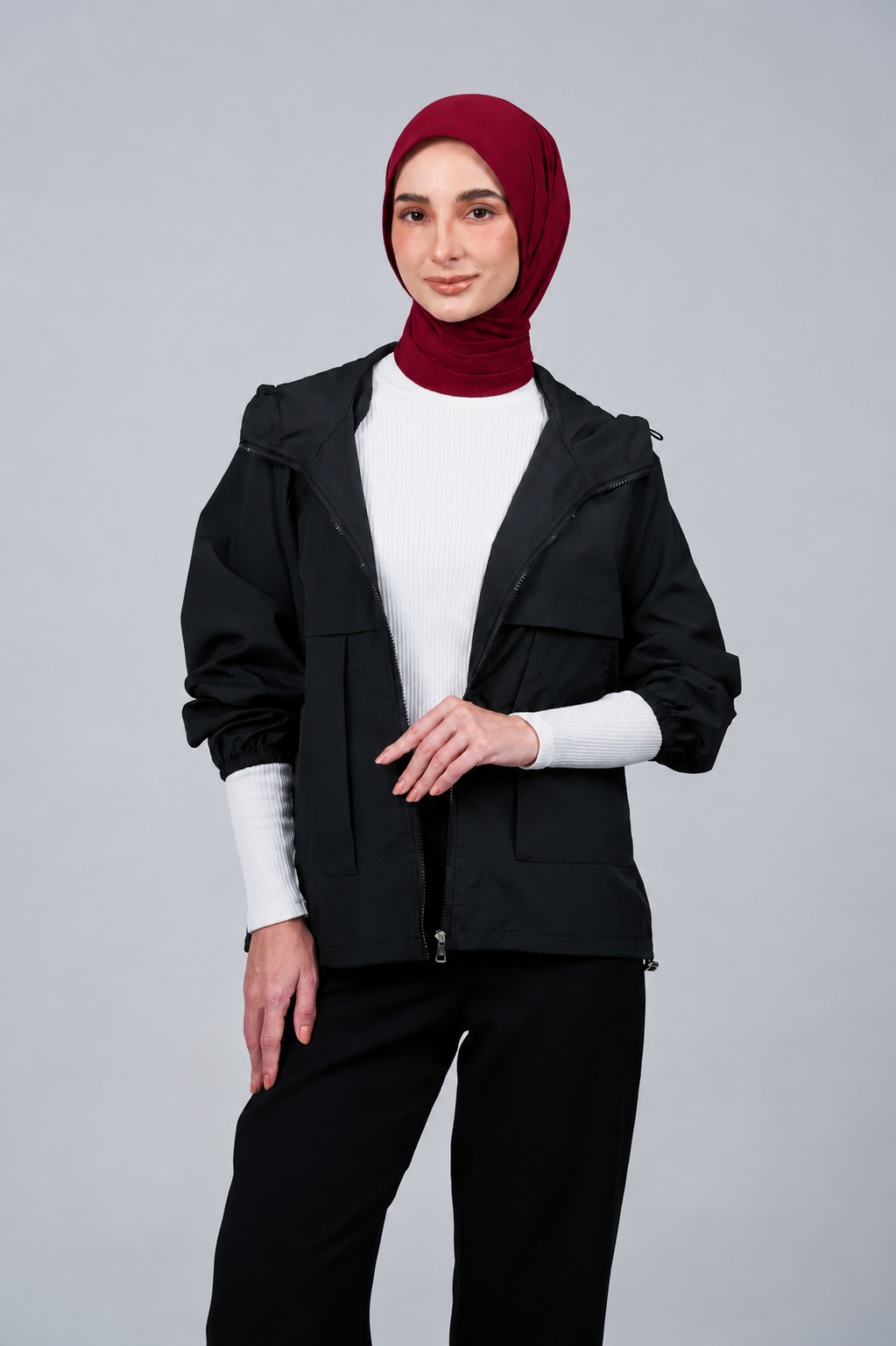 [★ New Colour] HoodX+ CloudFit in Crimson Red
