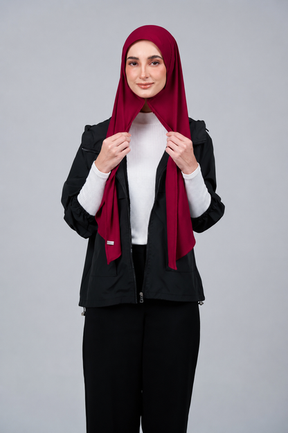 [★ New Colour] HoodX+ CloudFit in Crimson Red