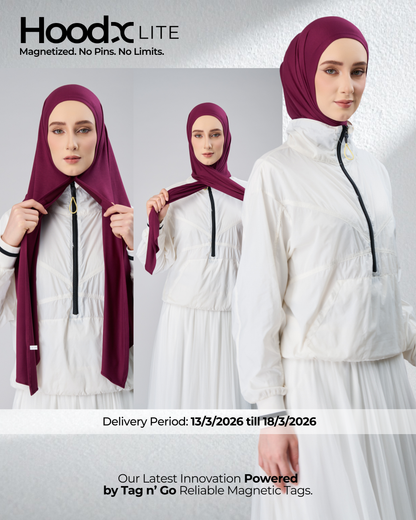 HoodX Lite in Crimson