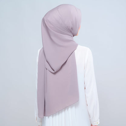 [As-Is] Instant Tag n' Go Shawl l Chiffon Silk in Ash Taupe