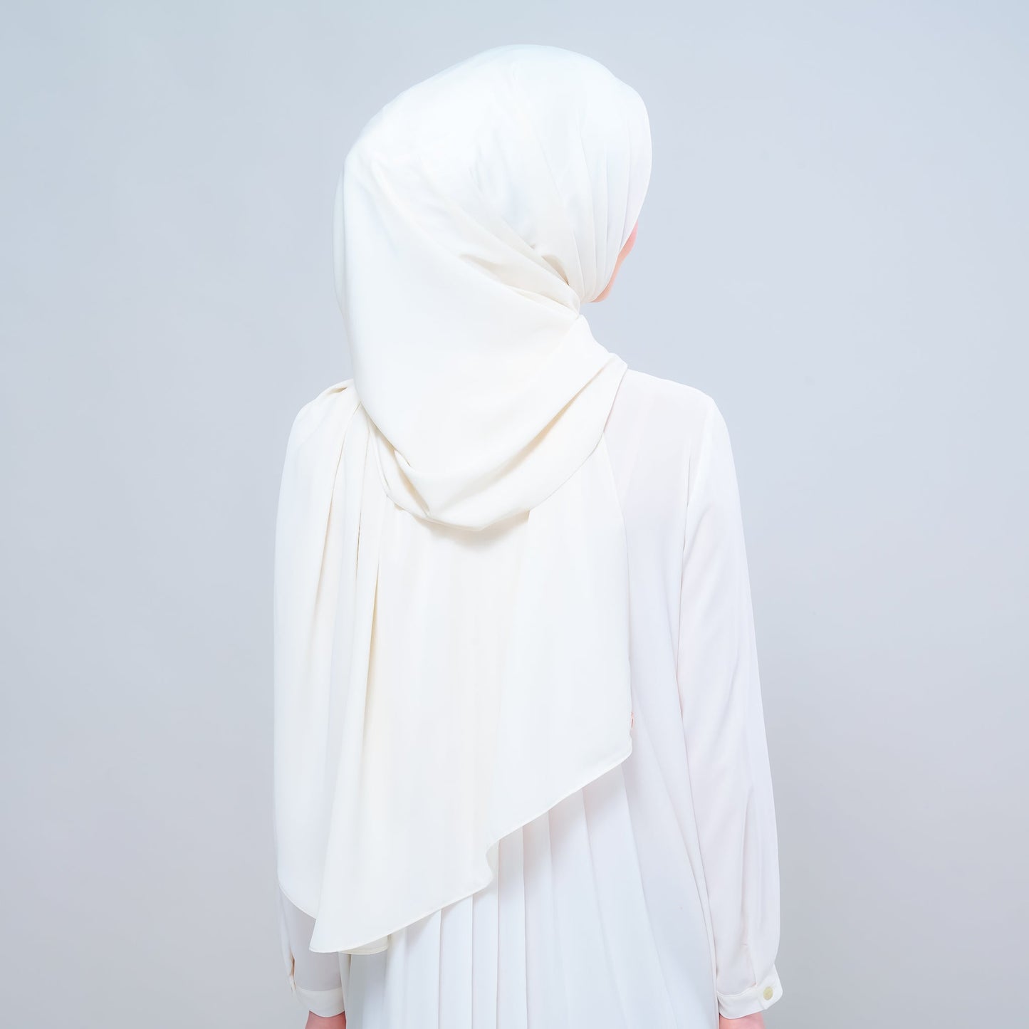[As-Is] Instant Tag n' Go Shawl l Chiffon Silk in Buttercream