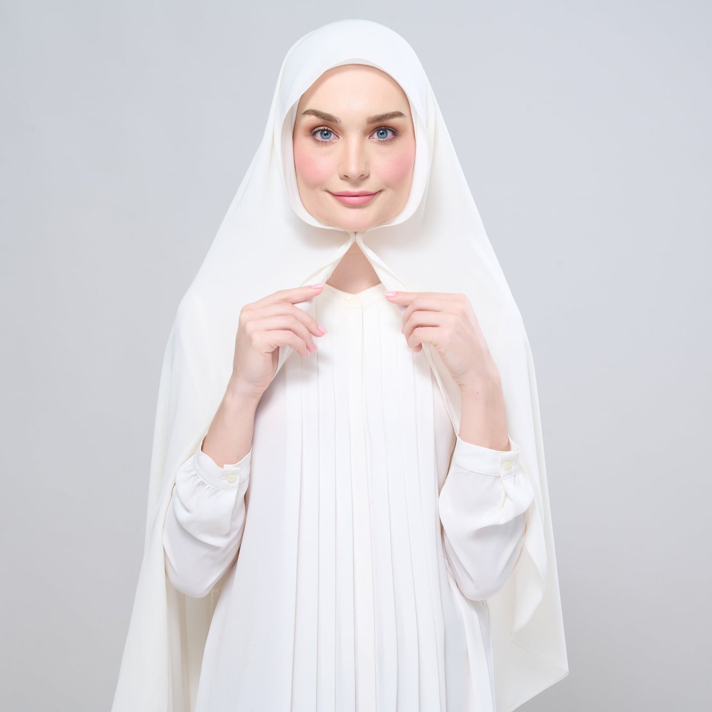 [As-Is] Instant Tag n' Go Shawl l Chiffon Silk in Buttercream