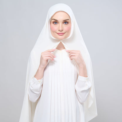 [As-Is] Instant Tag n' Go Shawl l Chiffon Silk in Buttercream