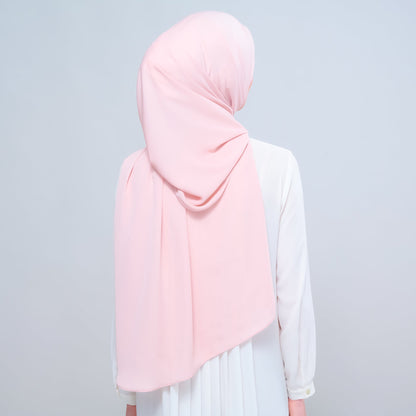 [As-Is] Instant Tag n' Go Shawl l Chiffon Silk in Dusty Rose